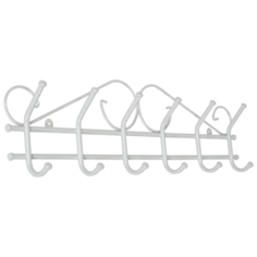 Вешалка «Ажур 6» , цвет белое серебро ЗМИ
