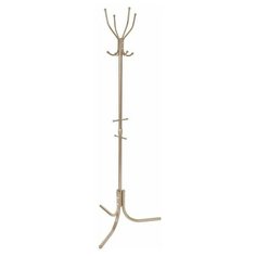 Напольная вешалка InHome ВКИ1 из металла для верхней одежды, сумок и зонтов 60х60х180 см, бежевый