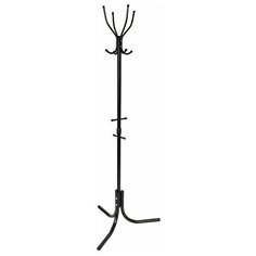 Напольная вешалка InHome ВКИ1 из металла для верхней одежды, сумок и зонтов 60х60х180 см, черный