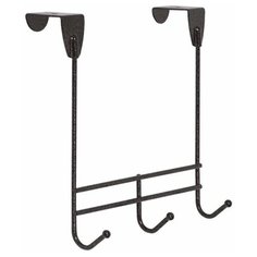 Вешалка надверная ЗМИ «Нота 3», металическая, цельносварная, три крючка, цвет Медный "Антик"