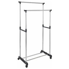 Вешалка для одежды напольная две перекладины 800*430*1550мм УЮТ-3004 Уютомания