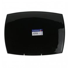 Блюдо прямоугольное КВАДРАТО 35см черный Luminarc