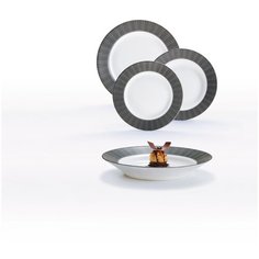 Столовый набор АСТР НУАР 18 предметов Luminarc