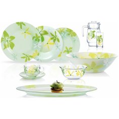Столовый набор ГРИН ОДА 46 предметов Luminarc
