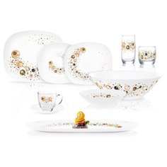 Столовый набор КОМЕТ НОВА УАЙТ 50 предметов Luminarc