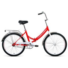 Велосипед Forward VALENCIA 24 1.0 2021 рост 16" красный/серый