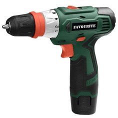DC 14,4MF Аккумуляторная дрель-шуруповёрт 14,4В, 2Ач, 26Нм Li-ion FAVOURITE