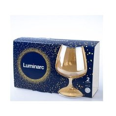 Набор бокалов для коньяка Золотой мед 410мл 2шт Luminarc
