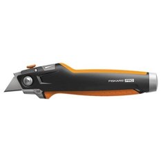 Монтажный нож FISKARS CarbonMax 1027226 серый/черный/оранжевый