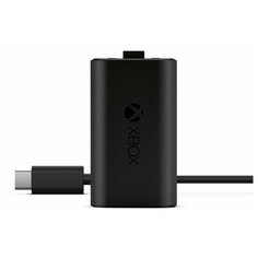 Microsoft Аккумулятор с кабелем зарядки USB Type-C для геймпада Xbox Series S/Series X/One черный