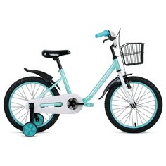 Велосипед FORWARD BARRIO 18 (18" 1 ск.) 2020-2021, бирюзовый, 1BKW1K1D1004