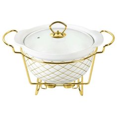 Мармит "Bekker", с крышкой, на подставке, 3 л. BK-7378