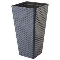 Кашпо Rattana Slim square 640 мм FP3900014 Form Plastic