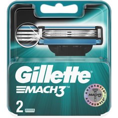 Сменные кассеты Gillette Mach3, 2 шт.