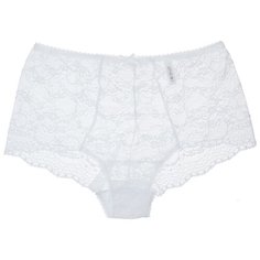 Innamore Трусы Слипы кружевные с завышенной талией Camerino, размер 1(40), bianco