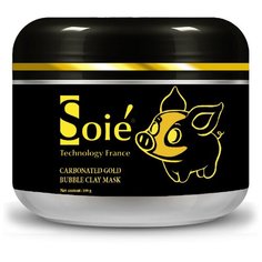 SOIE Нежно-золотая очищающая пузырьковая маска Carbonated Gold Bubble Clay Mask, 100 мл