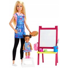 Игровой набор Barbie You can be Учитель рисования блондинка, GJM29