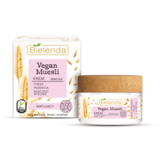 Bielenda Vegan Muesli Матирующий крем для лица пшеница + овёс+рисовое молоко, 50 мл