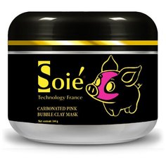 SOIE Нежно-розовая очищающая пузырьковая маска Carbonated Pink Bubble Clay Mask, 100 мл