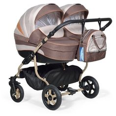 Универсальная коляска для двойни Indigo Duo18 (2 в 1), 48