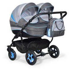 Универсальная коляска для двойни Indigo Duo18 (2 в 1), 41