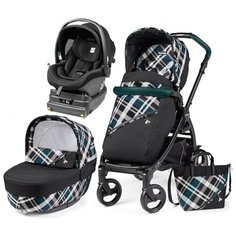 Универсальная коляска Peg-Perego Book 500 Elite Modular (3 в 1), tartan