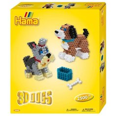 Hama Набор термомозаики 3D Собачки (3243)