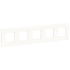 Рамка 5п Schneider ElectricNU201018, белый