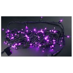 Гирлянда Rich LED Нить 2-канальная RL-T20C2-B, 2000 см, 200 ламп, розовые диоды/черный провод