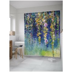 Штора для ванной JoyArty Висящие цветы 180х200 (sc-9121)