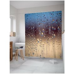 Штора для ванной JoyArty Влажное стекло 180х200 (sc-19803)