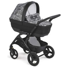 Универсальная коляска CAM Dinamico Up Smart (3 в 1), 913 natura nera, цвет шасси: черный