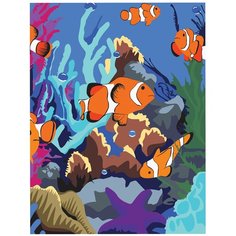Юнландия картина по номерам Аквариум 13.5х18.5 см (661601)