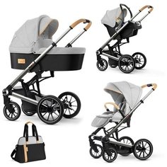 Универсальная коляска Esspero Tour S + сумка (3 в 1), grey