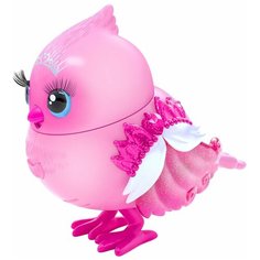 Робот Moose Little Live Pets Птичка в скворечнике Tiara Tweets 26028 розовый