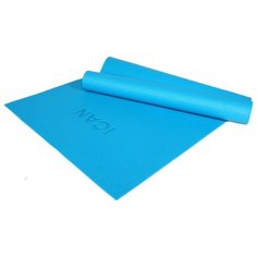 Коврик для фитнеса и йоги ICAN IYM-101, PVC, 173x61x0,3 см, синий