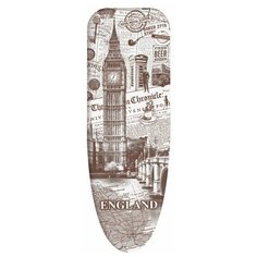 Чехол для гладильной доски, средний, 130*47 см, TRAVELLING ENGLAND, VALIANT