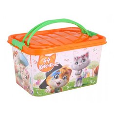 КОНТЕЙНЕР "44 КОТЁНКА" 15 Л ПРЯМОУГ. С КРЫШКОЙ "АЛЬТЕРНАТИВА" М7648 Alternativa