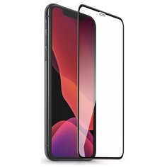 Полноэкранное защитное стекло для телефона Apple iPhone 12 и iPhone 12 Pro / Ударопрочное стекло на смартфон Эпл Айфон 12 и Айфон 12 Про / Закаленное стекло с олеофобным покрытием на весь экран / Full Glue Premium Glass от 3D до 21D Pastila