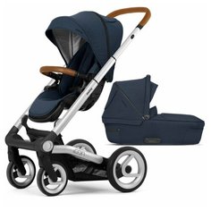 Коляска 2в1 Mutsy Icon Balance Indigo, шасси Grip cognac frame standart