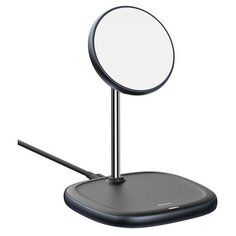 Беспроводное зарядное устройство Baseus Swan Wireless Charger (WXSW-01) для iPhone Series 12 (Black)