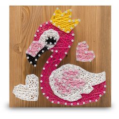 Набор для творчества Стринг Арт. Фламинго String Art Lab