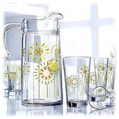 Набор питьевой 7 предметов КОТТОН ФЛАУЭР Luminarc