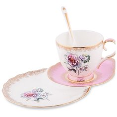 JK-126 Чайная пара Цветок Неаполя (Fiore Napoli Pavone)