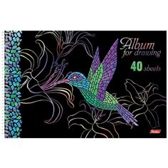 Альбом для рисования Hatber Мозаика 29.7 х 21 см (A4), 100 г/м², 40 л.