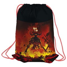 Berlingo Мешок для обуви Monster (MS09272) черный/красный