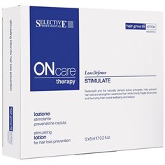 Selective Professional On Care Stimulate Lotion Cтимулирующий лосьон от выпадения волос, 6 мл, 12 шт.