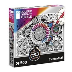 Пазлы 500 элементов Clementoni "Узор", арт-терапия + 3D очки, 35053