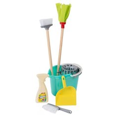 Игровой набор для уборки "Чистюля" ведро, 6 предметов, в пакете Orion Toys