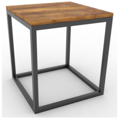 Журнальный столик Letty loft 40x40x44 см коричневый ГРОСТАТ